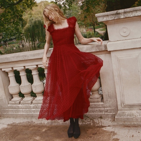 Doen Dresses & Skirts - Doen Pamelina Red Dress XL